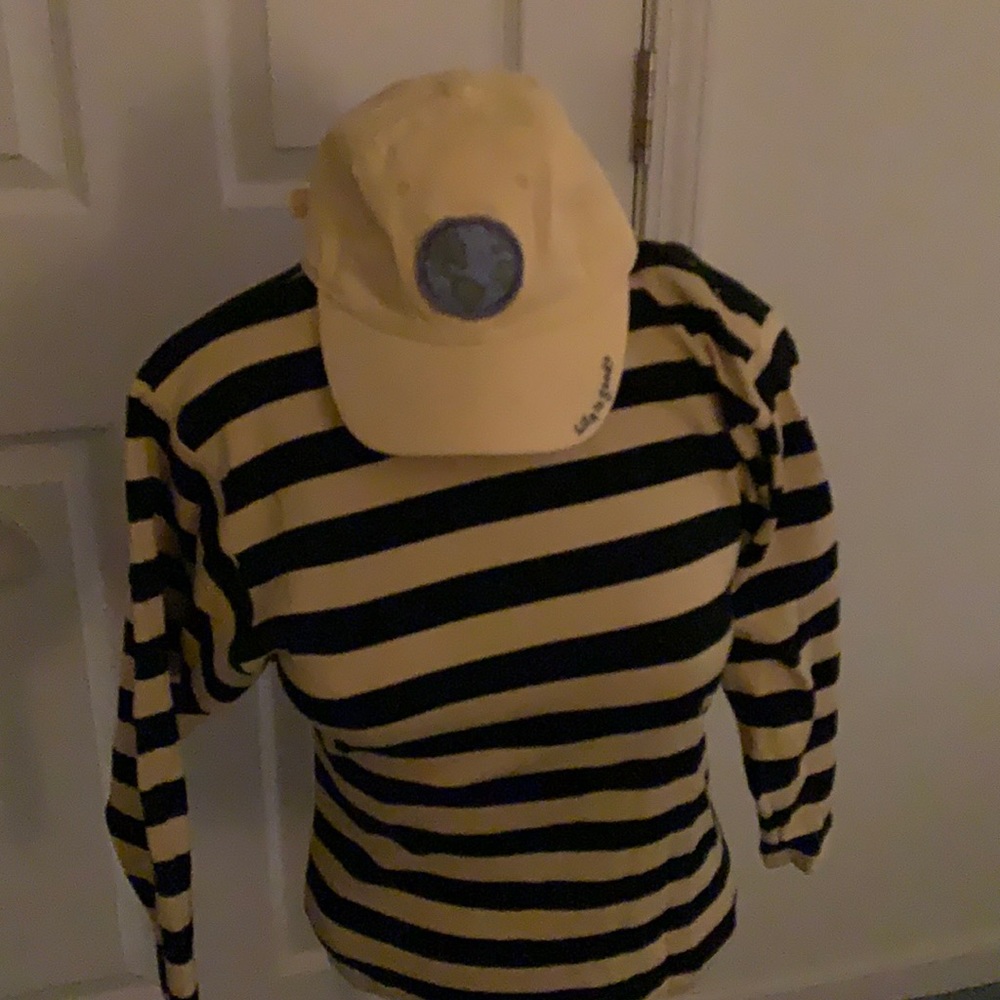 Life Is Good Earth yellow baseball hat